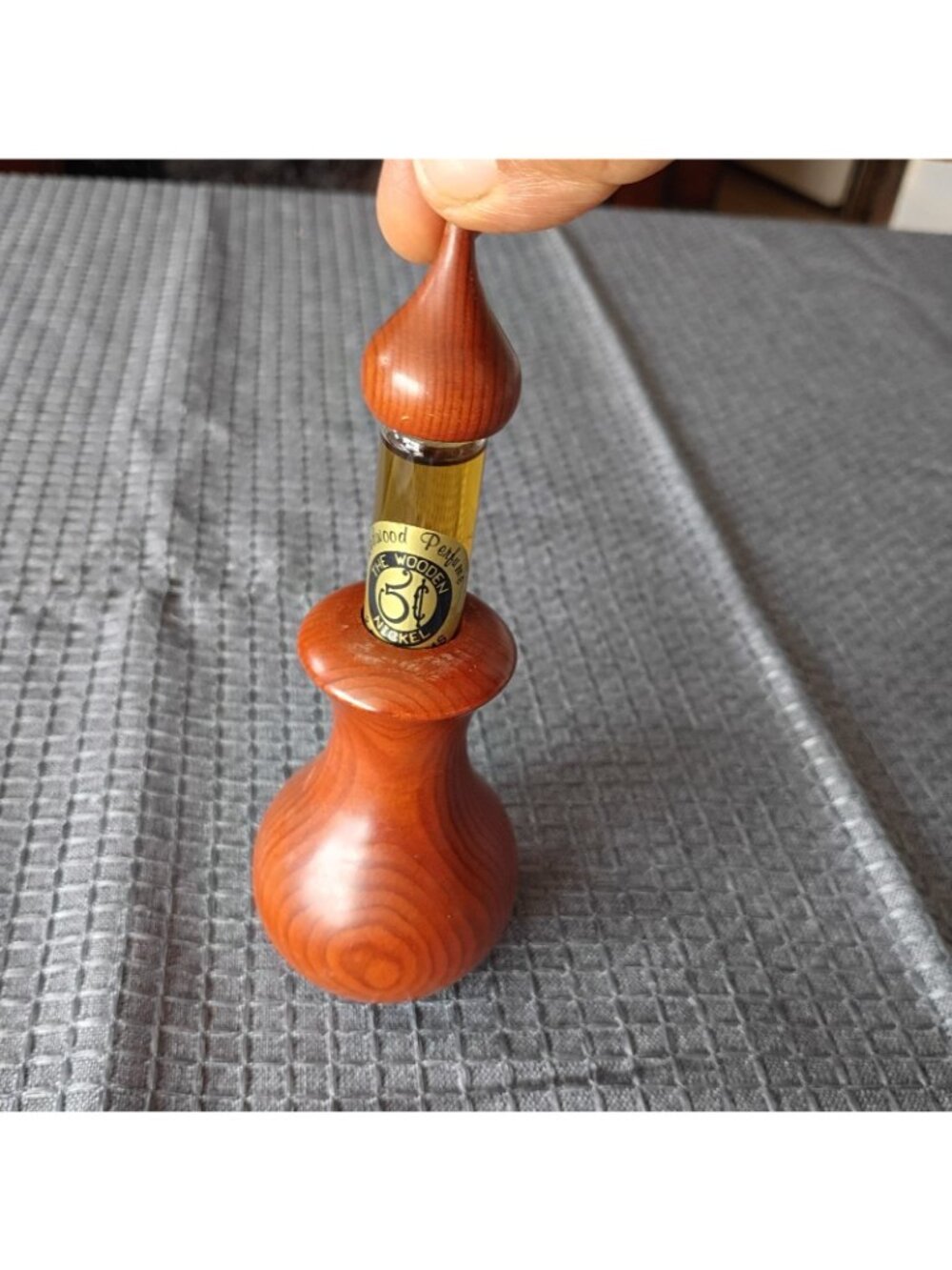 Vintage California Red Wood The Wooden Nickel Perfume - Picture 4 of 8